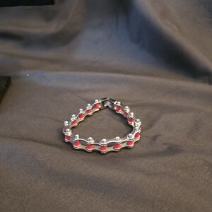 Heavy Metal Jewelry motorcycle-inspired chain bracelet crafted